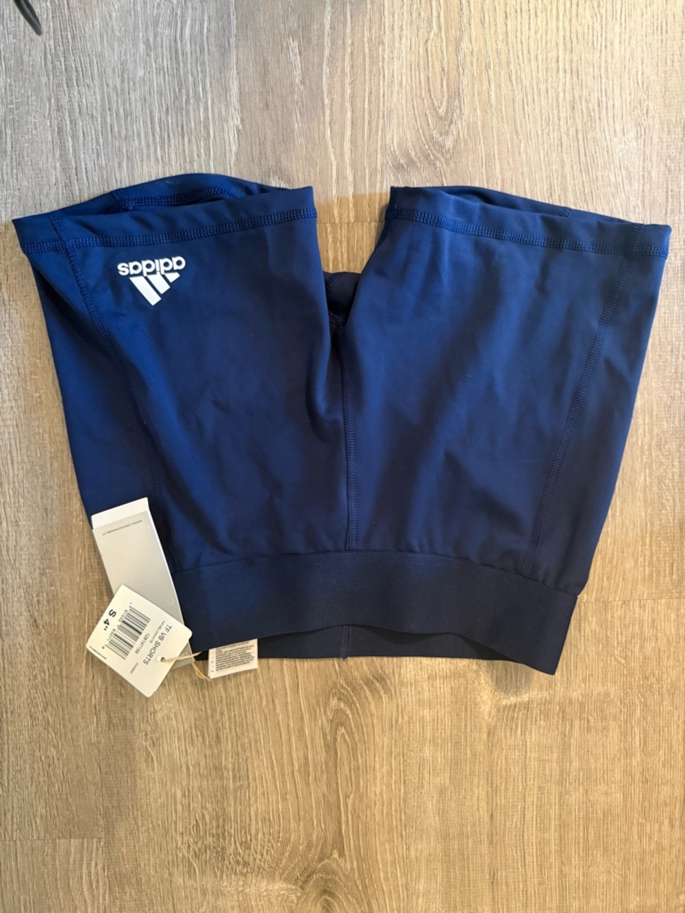 adidas Navy Girls' Athletic Leggings Shorts